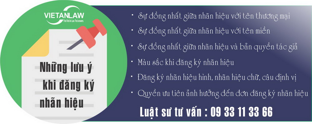 Những lưu ý khi đăng ký nhãn hiệu