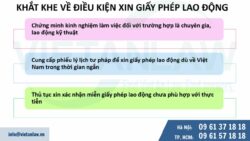 Khắt khe về điều kiện xin cấp giấy phép lao động