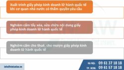 Một số lưu ý về Giấy phép kinh doanh lữ hành quốc tế