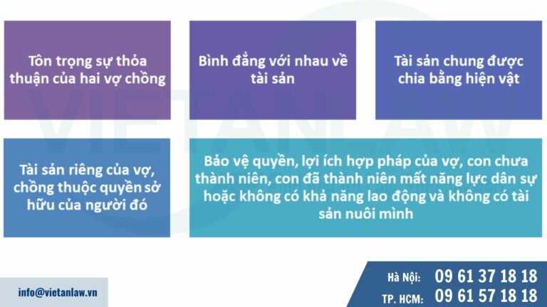 Nguyên tắc chia tài sản sau khi ly hôn