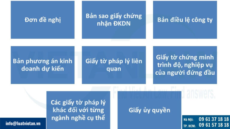 Hồ sơ xin giấy phép con