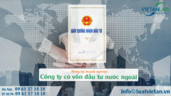 Thành lập công ty có vốn đầu tư nước ngoài