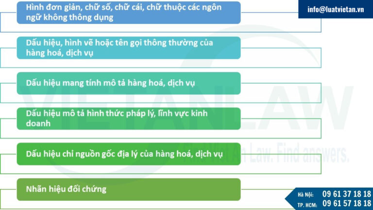 Các dấu hiệu thông thường không có khả năng phân biệt