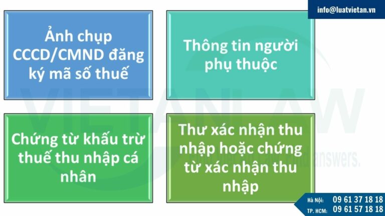 Hồ sơ khách hàng cần cung cấp khi sử dụng dịch vụ quyết toán thuế thu nhập cá nhân của Đại lý thuế Việt An