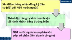 Thành lập công ty kinh doanh dịch vụ vận tải hành khách bằng đường biển