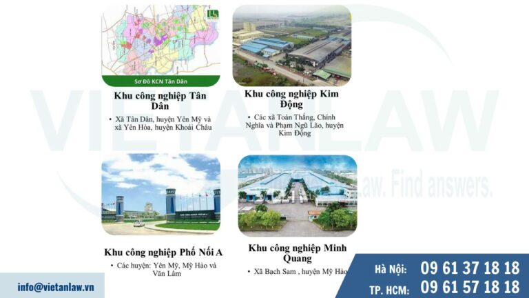 một số KCN ở Hưng Yên