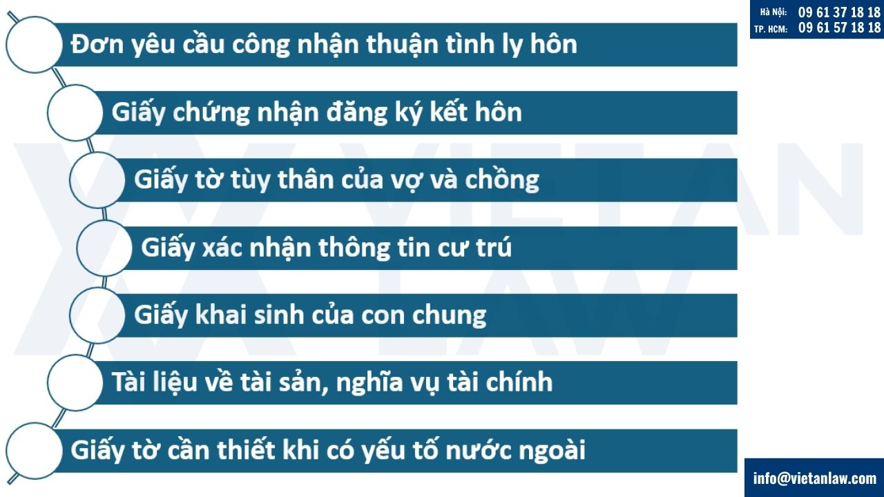 Hồ sơ thuận tình ly hôn