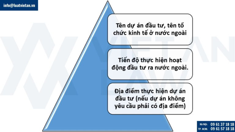 Các trường hợp thay đổi thông tin khác các nội dung nêu trên không phải làm thủ tục Điều chỉnh Giấy chứng nhận đầu tư ra nước ngoài