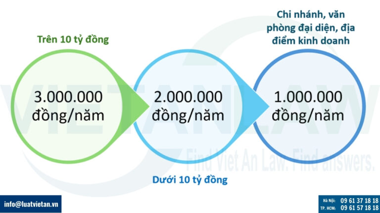 Lệ phí môn bài công ty phải nộp là bao nhiêu?