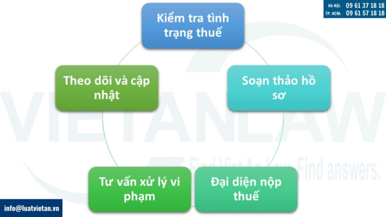 Dịch vụ hỗ trợ kê khai nộp thuế môn bài cho địa điểm kinh doanh khác tỉnh của Luật Việt An