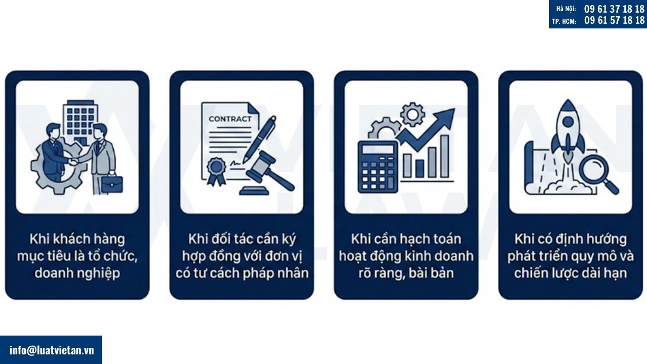 Khi nào bạn nên thành lập công ty