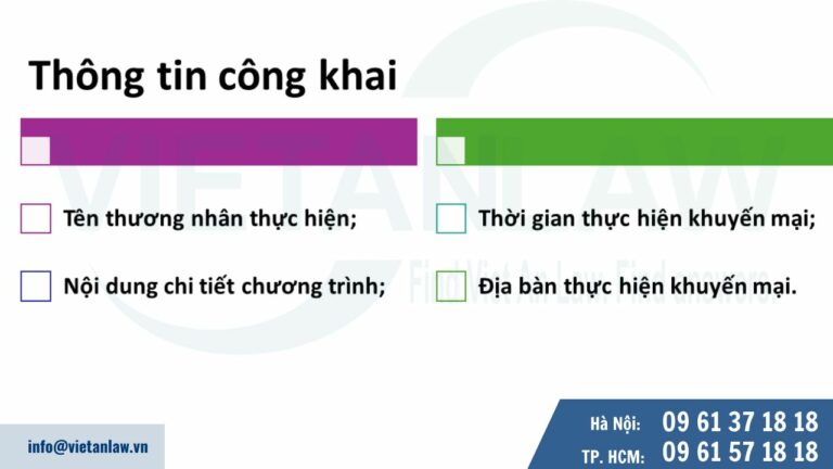 Sở Công thương sẽ công khai sau khi thông báo được tiếp nhận hợp lệ