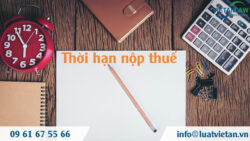 Thời hạn nộp thuế thu nhập cá nhân