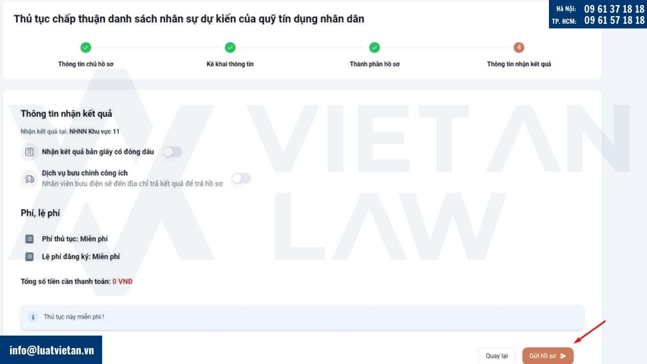 Gửi hồ sơ đăng ký khoản vay nước ngoài