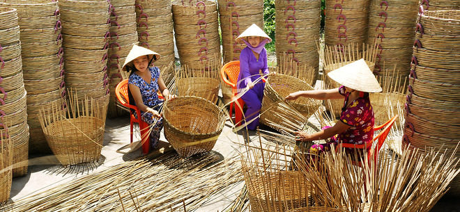 Mây tre đan Phú Vinh đăng ký nhãn hiệu