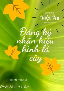 Đăng ký nhãn hiệu với hình lá cây