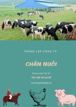 Thành lập công ty TNHH 1 một thành viên chăn nuôi