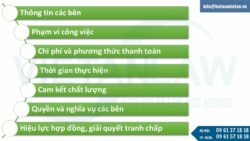 Soạn thảo hợp đồng dịch vụ mua bán sửa chữa nhà chung cư