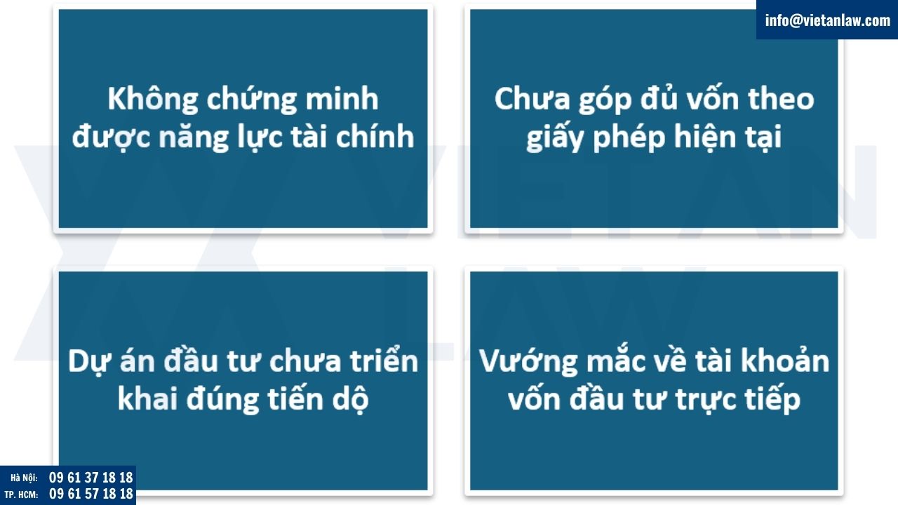 Các khó khăn thường gặp khi tăng vốn công ty FDI