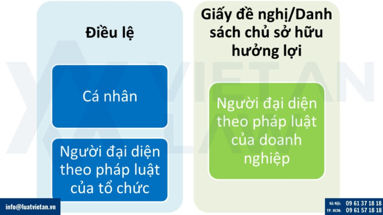 Người có thẩm quyền ký hồ sơ thành lập