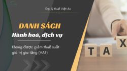 Danh mục hàng hoá, dịch vụ không được giảm thuế suất giá trị gia tăng