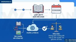 Chính thức: Luật SHTT sửa đổi năm 2025 cho phép dùng tác phẩm đã công bố để huấn luyện AI