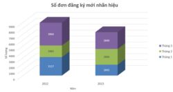 Tình hình đăng ký nhãn hiệu Quý I năm 2023