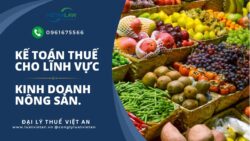 Dịch vụ kế toán thuế cho lĩnh vực kinh doanh nông sản