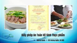 Xin giấy phép an toàn vệ sinh thực phẩm tại Hà Nội