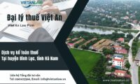 Dịch vụ kế toán thuế tại huyện Bình Lục, tỉnh Hà Nam