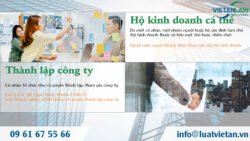 Nên thành lập công ty hay hộ kinh doanh?