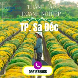 Thành lập công ty tại thành phố Sa Đéc, Đồng Tháp