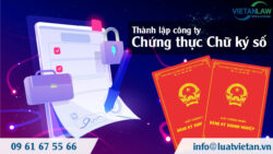 Điều kiện thành lập công ty dịch vụ chứng thực chữ ký số