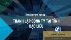 Thành lập công ty/doanh nghiêp tại huyện Hồng Dân, Bạc Liêu