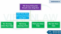 Thủ tục thông báo khuyến mại toàn quốc