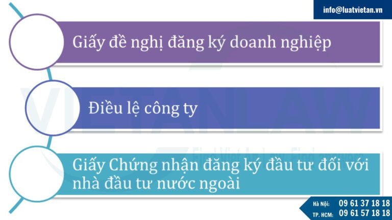 Thành phần hồ sơ chung thành lập công ty