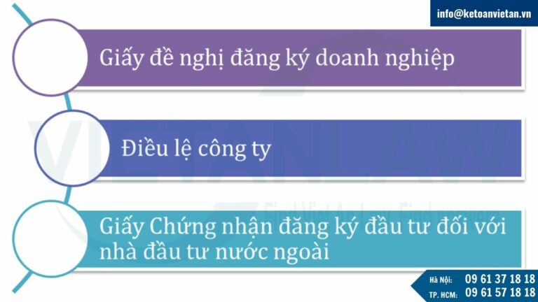 Thành phần hồ sơ chung thành lập công ty