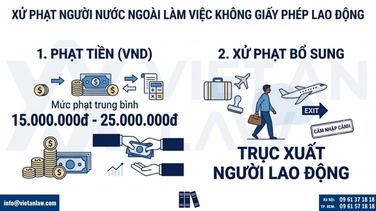 Xử phạt người lao động nước ngoài không có giấy phép lao động