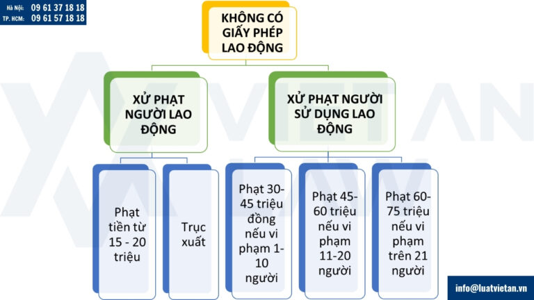 Xử phạt người nước ngoài làm việc không có giấy phép lao động tại Việt Nam