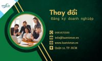 Thay đổi đăng ký doanh nghiệp tại Quận 12, Tp. Hồ Chí Minh