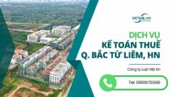 Dịch vụ kế toán thuế tại quận Bắc Từ Liêm, Hà Nội