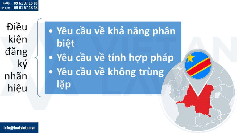 Điều kiện đăng ký nhãn hiệu tại Cộng hòa Dân chủ Congo