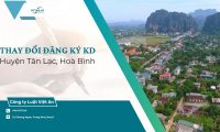 Thay đổi đăng ký kinh doanh tại huyện Tân Lạc, Hoà Bình