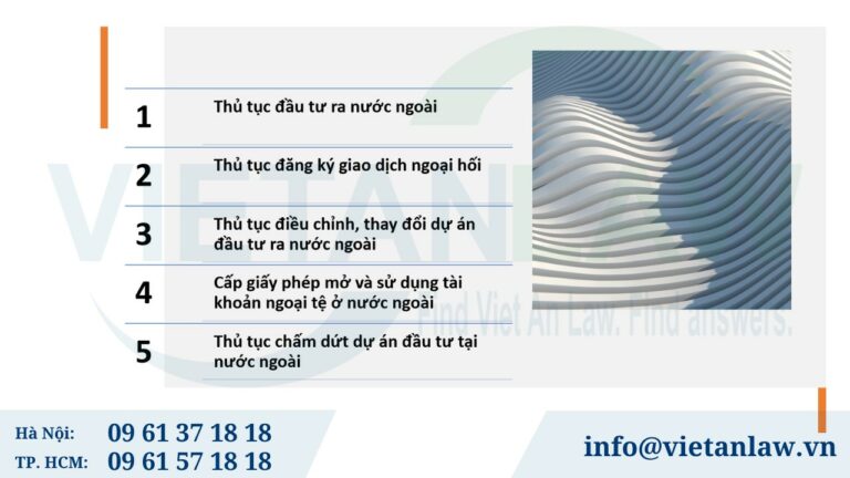 Các dịch vụ Luật Việt An hỗ trợ thủ tục đầu tư ra nước ngoài