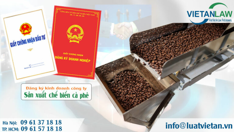ĐKKD Công ty sản xuất chế biến cà phê