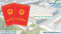 Thay đổi đăng ký kinh doanh tại KCN Nam Sách, Hải Dương