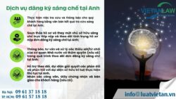 Quy trình đăng ký sáng chế tại Anh (United Kingdom)