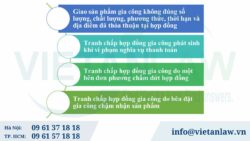 Luật sư giải quyết tranh chấp hợp đồng gia công hàng hóa