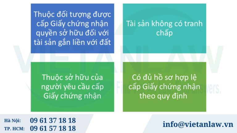 Điều kiện để đăng ký tài sản trên đất ở