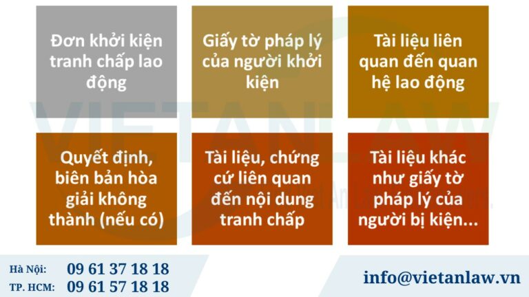 Hồ sơ cần chuẩn bị để khởi kiện tranh chấp lao động